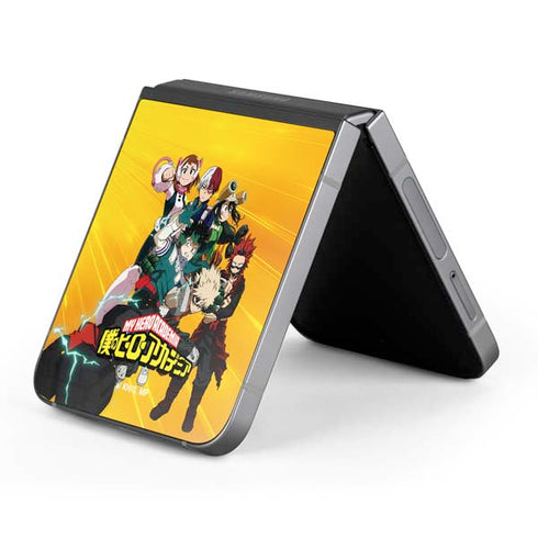 My Hero Academia Deku and Baku Team Season 6 Galaxy Z Flip6 Skin